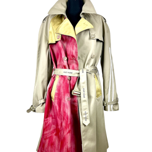 Vintage Trench "Scarlet Aura"